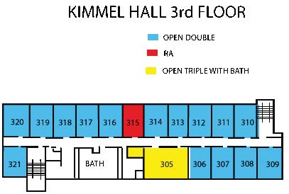 floor hall kimmel plans plan syracuse university