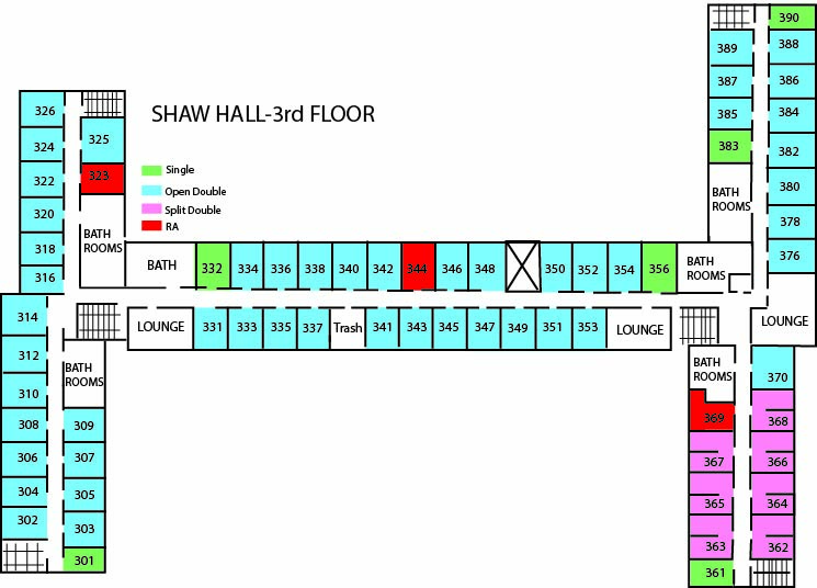 Shaw Hall Floor 3